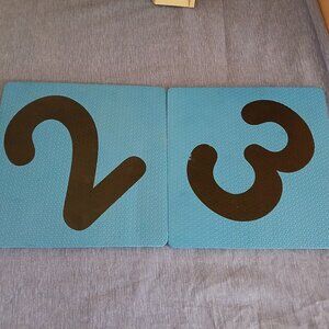 Foam Square mat Number 2 & 3 lot of 2 Used